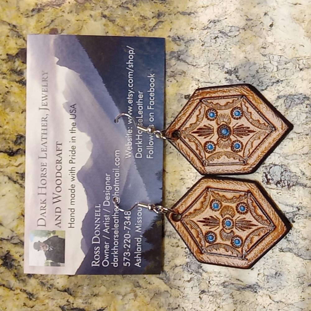 Western Leather Earrings
